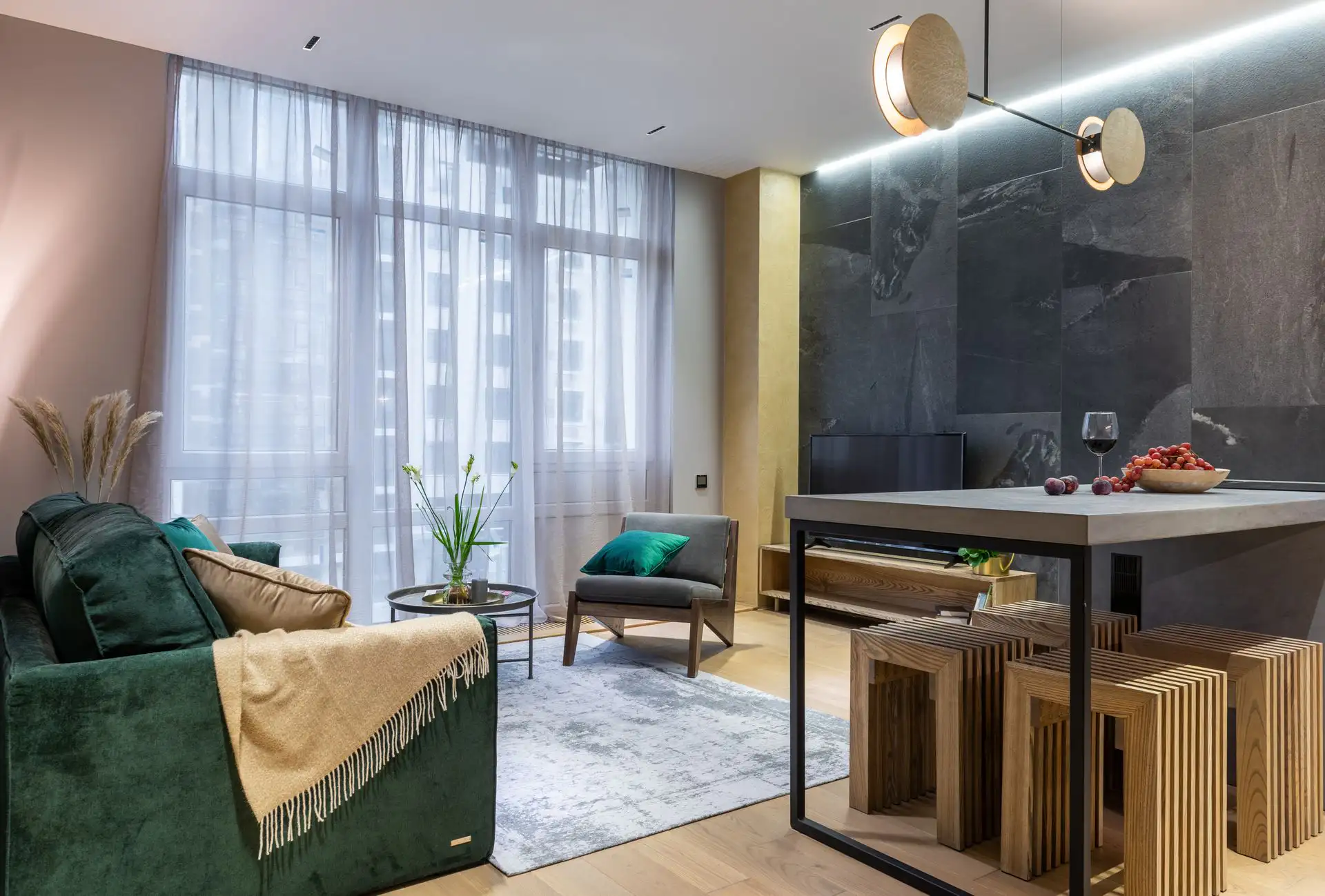 Living space in an Urban Pinnacle residence